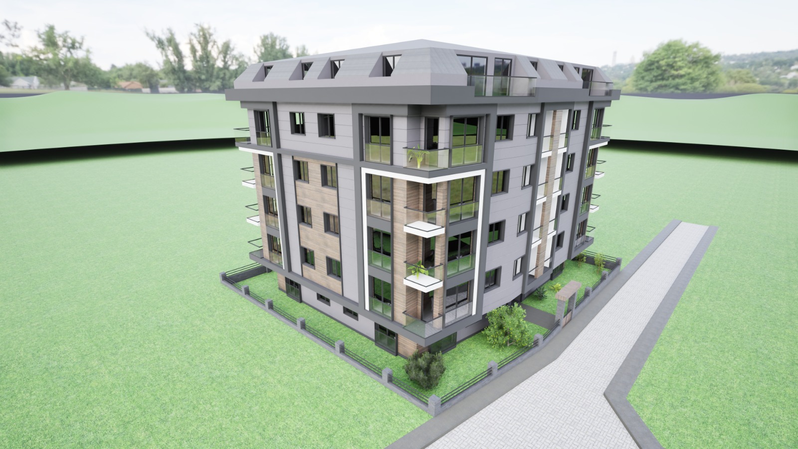 Avcılar Modern Residence vaziyet görünümü